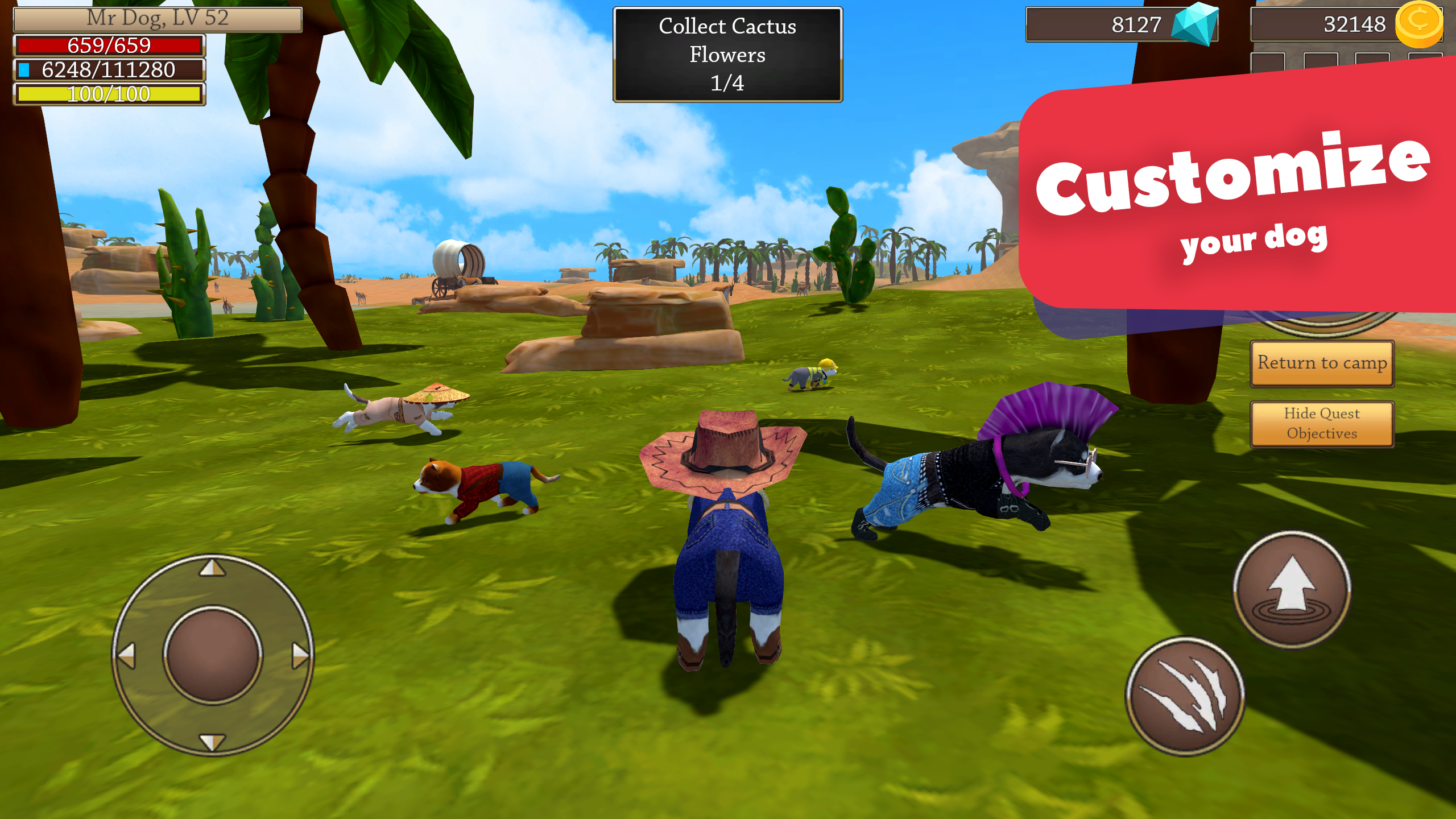 Screenshot 3 — Dog Simulator 3D - Animal Life
